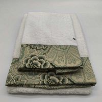 Комплект полотенец Etro BLOOM AV818 X0891 green зеленый 60х100+40х60