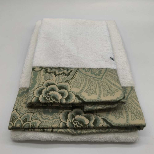 Комплект полотенец Etro BLOOM AV818 X0891 green зеленый 60х100+40х60 Артикул: 70123 LettoPerfetto