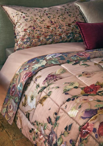 Постельное белье Fazzini NETTARE 1 rosa розовое Евро Артикул: 85596 LettoPerfetto