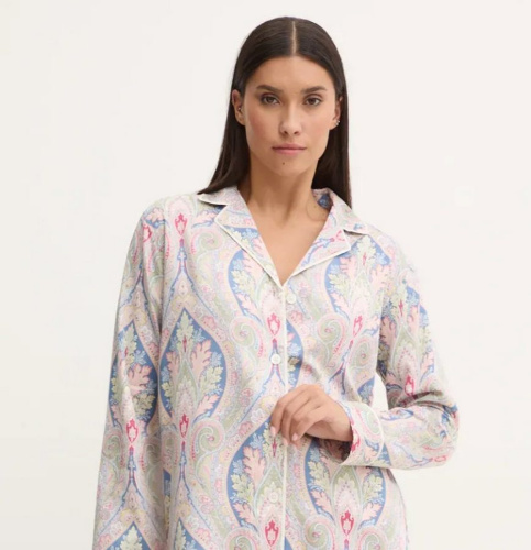 Пижама Ralph Lauren  ILN32354 624 голубая с розовым