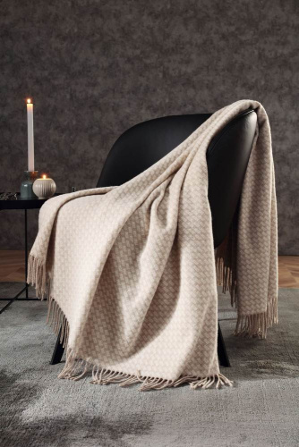 Плед Biederlack NATURALS&PLAIDS (797810) vivo beige 130х170 Артикул: 79265 LettoPerfetto фото 2
