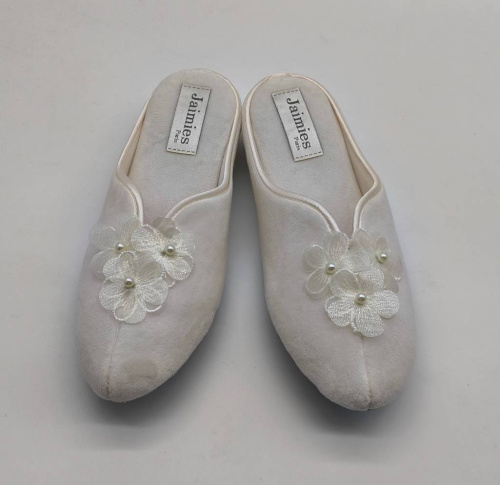 Тапочки Jaimies NATHALIE mule SPRING молочные, размер L (40-41) фото 2