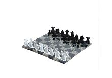 Шахматы Etro MADRAS CHESSBOARD AX141 N0000 черные с белым 30х30