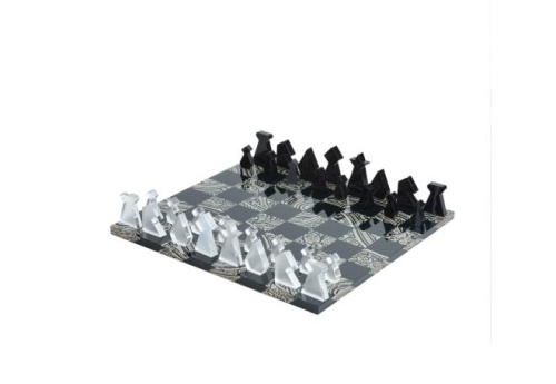 Шахматы Etro MADRAS CHESSBOARD AX141 N0000 черные с белым 30х30 Артикул: 70088 LettoPerfetto