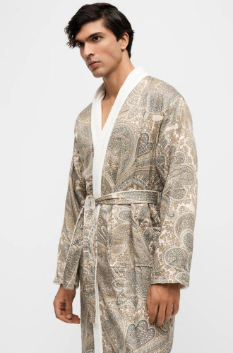 Халат Etro GIANO DOUBLE 99KA513 X0820 stampa beige бежевый фото 4
