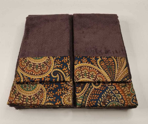 Комплект полотенец Etro GIANO AV799 X0883 brown коричневый Пять штук Артикул: 70150 LettoPerfetto фото 3