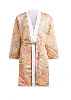 Халат Etro MARANTA DOUBLE 99KA502 S9870 peach/white персиковый/белый