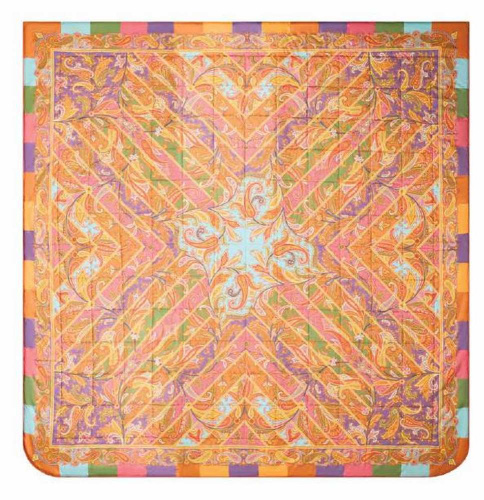 Покрывало Etro YAARA 99KA519 X0850 arancio оранжевое 270х270 Артикул: 69965 LettoPerfetto фото 7