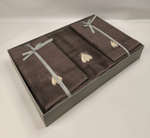 Комплект полотенец Mastro Raphael ESSENTIAL API 3E marrone Пять штук Артикул: 76598 LettoPerfetto фото 4