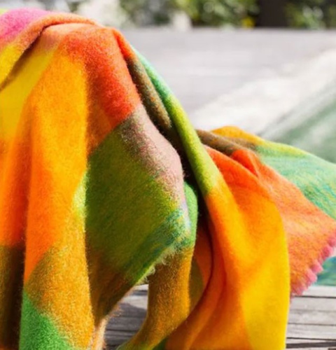 Плед Brun De Vian-Tiran MOHAIR ARLEQUIN 140х180 Артикул: 87437 LettoPerfetto фото 3