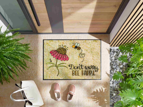 Коврик Kleen-Tex BEE HAPPY (070859) 50х75 Артикул: 77410 LettoPerfetto фото 2