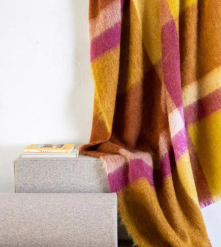 Плед Brun De Vian-Tiran MOHAIR CARREAUX COLLINE 140х180 Артикул: 87434 LettoPerfetto фото 4