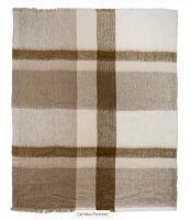 Плед Brun De Vian-Tiran MOHAIR CARREAUX PYRENEES 140х180