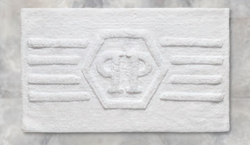 Коврик Philipp Plein HEXAGON 012 white 70х100 Артикул: 69606 LettoPerfetto