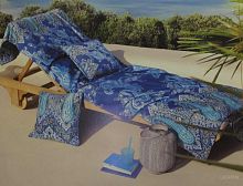 Скатерть Bassetti GRANDFOULAND LAGORAI (v.2-51351) синяя - 180x270