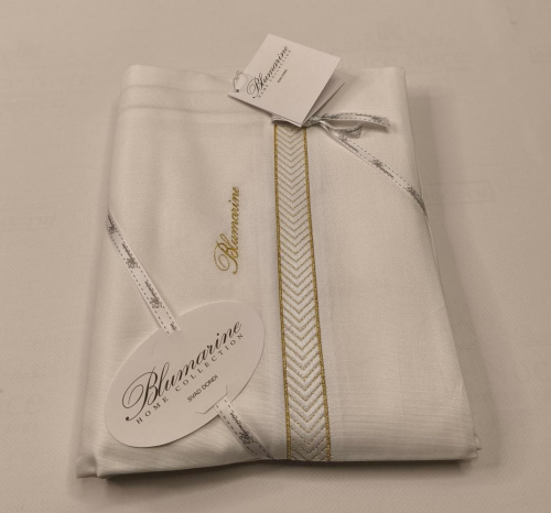 Скатерть Blumarine BISTROT 180х300 цвет белый gold Артикул: 94845 LettoPerfetto фото 2