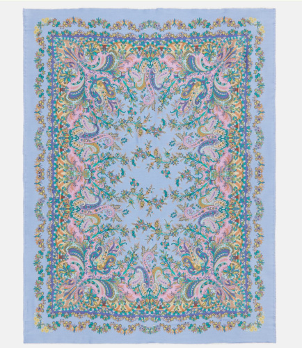 Плед Etro IRIS AK851 X0880 blue синий 140х190 Артикул: 70105 LettoPerfetto фото 2