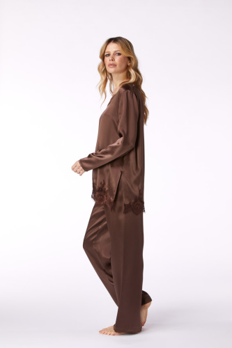 Пижама Vivis PETRA CATIE (цвет 01237 chocolate) коричневый фото 3
