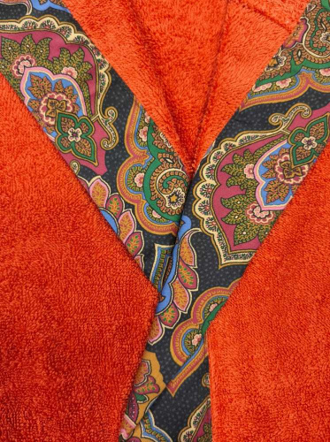 Халат с капюшоном Etro 7PLIES AV800 X0810 orange оранжевый фото 5