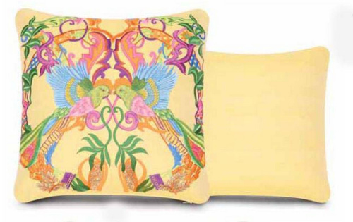 Подушка декоративная Etro BIRDS AR494 Y0106 giallo 45x45 Артикул: 69963 LettoPerfetto фото 2