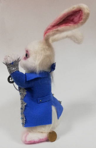 Кролик в синем кафтане 40 см Артикул:  LettoPerfetto фото 4
