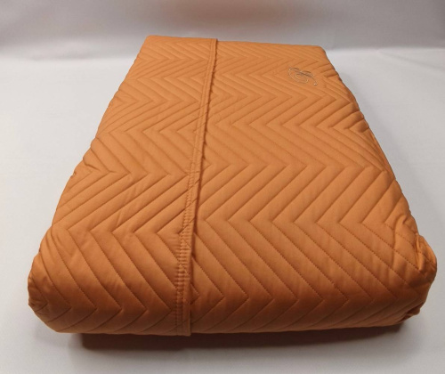 Покрывало Blumarine STILE BLU 270х270 оранжевое 40 papaya Артикул: 93721 LettoPerfetto фото 4