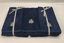 Комплект полотенец Mastro Raphael ESSENTIAL API 8Е blu scuro Пять штук