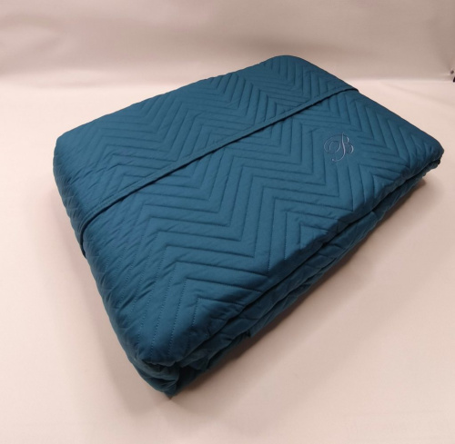 Покрывало Blumarine STILE BLU 270х270 синее 20 blue Артикул: 93722 LettoPerfetto фото 3