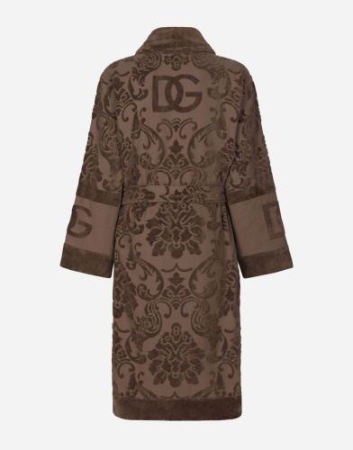 Халат Dolce & Gabbana DG LOGO brown коричневый фото 2