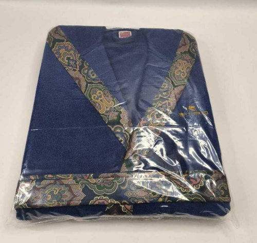 Халат с капюшоном Etro 7PLIES AV800 X0883 blue синий фото 3